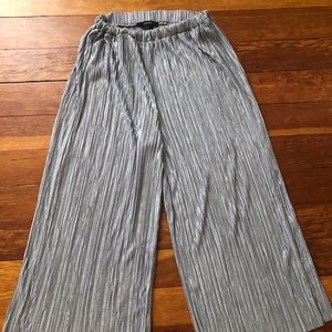 Silver party pants!